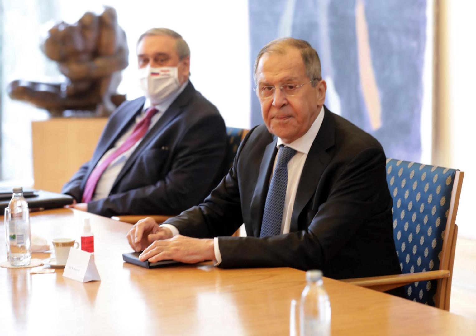 16.12.2020. Zagreb - Predsjednik Republike Zoran Milanovic  primio je  ministra vanjskih poslova Ruske Federacije Sergeja LavrovaPhoto: Robert Anic/PIXSELL