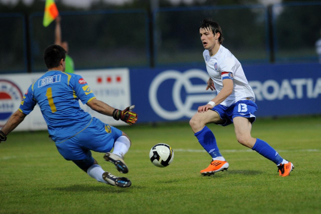 '06.05.2011 , Siget ,  Zagreb - 28.kolo Hrvatskog prvenstva izmedju domacina Hrvatski Dragovoljac i gostiju Hajduka . Photo: Daniel Kasap/PIXSELL'