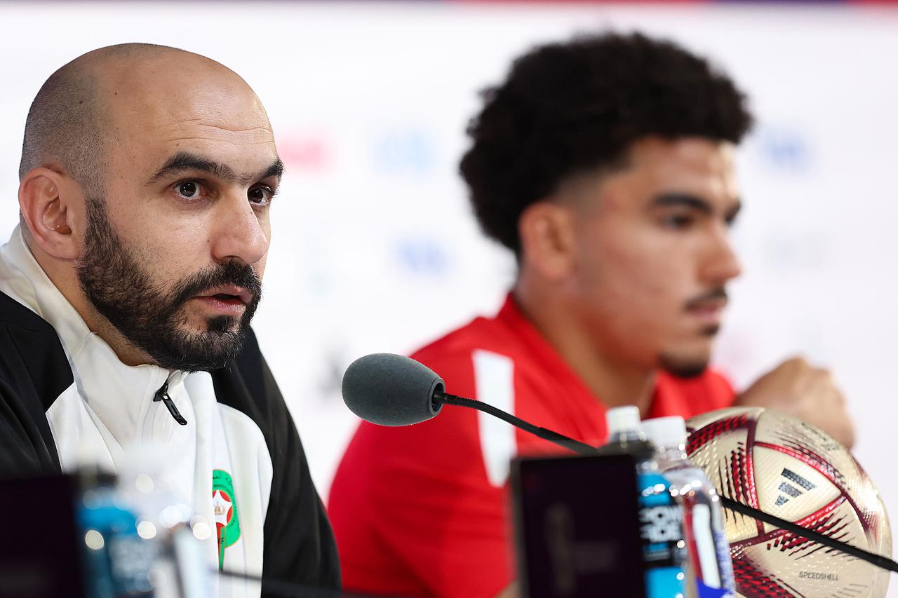 KATAR 2022 - Konferencija za medije Marokanske reprezentacije uoči utakmice s Hrvatskom