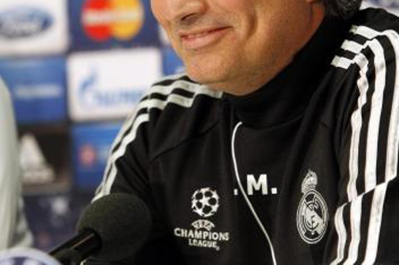 'Real Madrid Manager Jose Mourinho during a press conference at Old Trafford, Manchester.Photo: Press Association/PIXSELL'