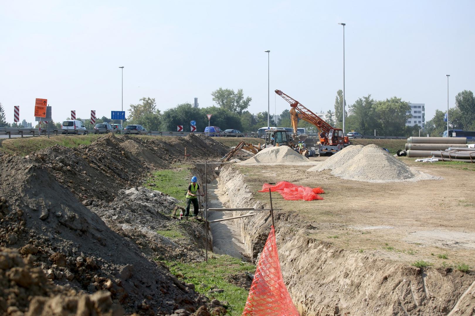 U tijeku su pripremni radovi za rekonstrukciju rotora u Novom Zagrebu i izgradnja pristupnih cesta.