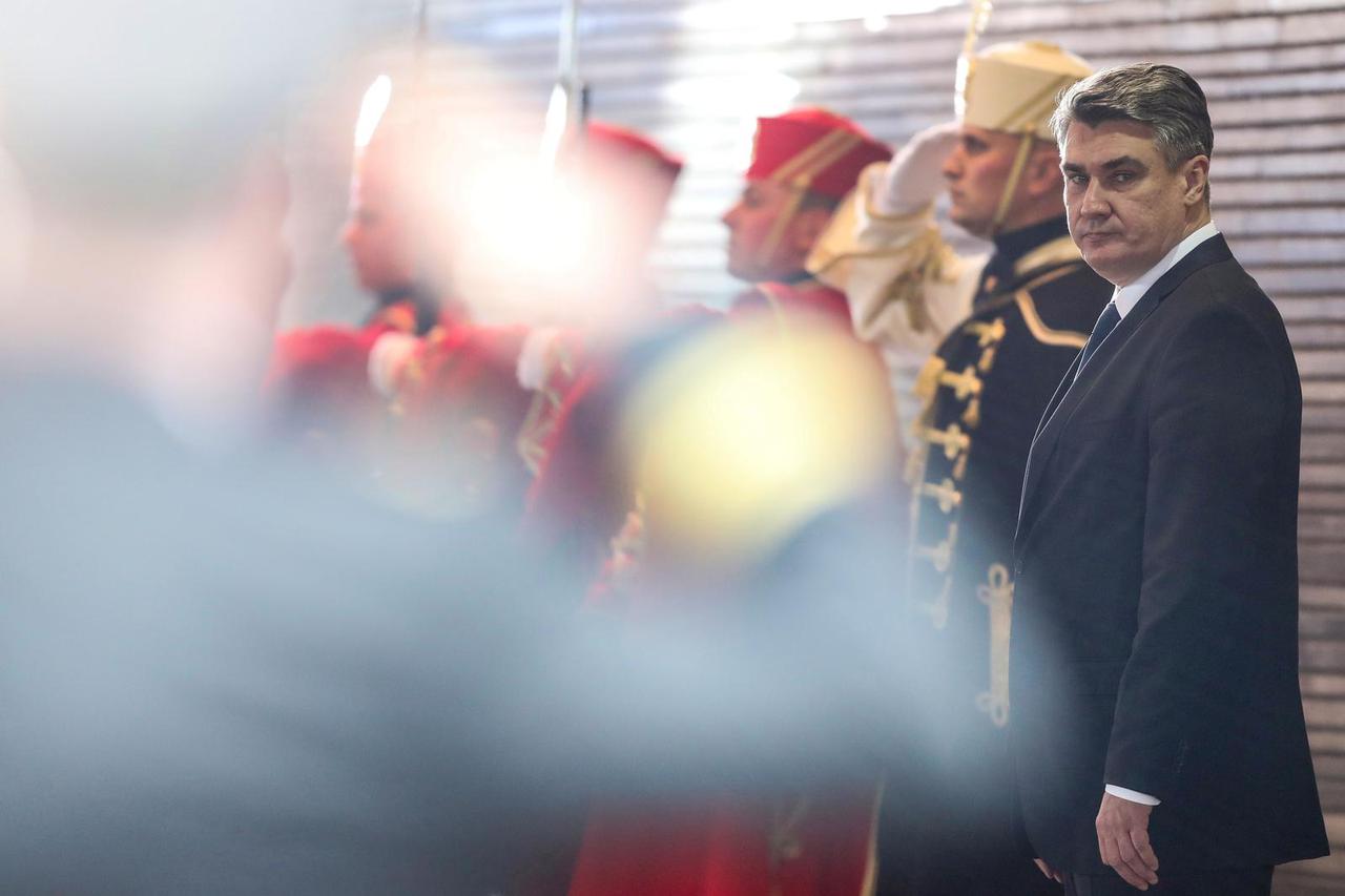ARHIVA - 2020. Zagreb: Milanović ispratio Kolindu Grabar Kitarović s Pantovčaka