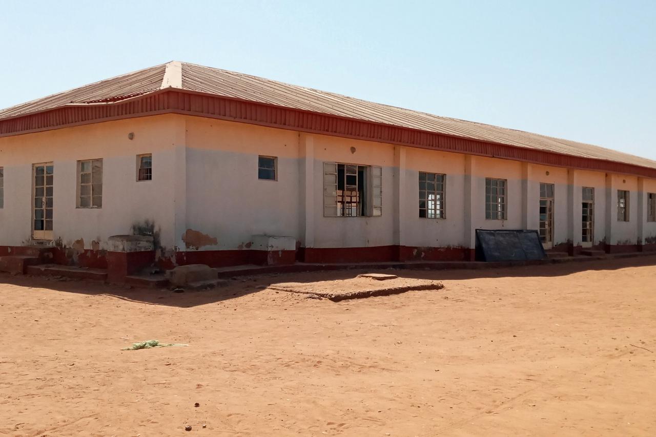 The Government Science secondary school is seen in Kankara district, after it was attacked by armed bandits, in northwestern Katsina state