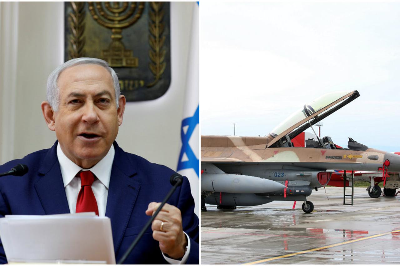 Netanyahu i F-16 Barak