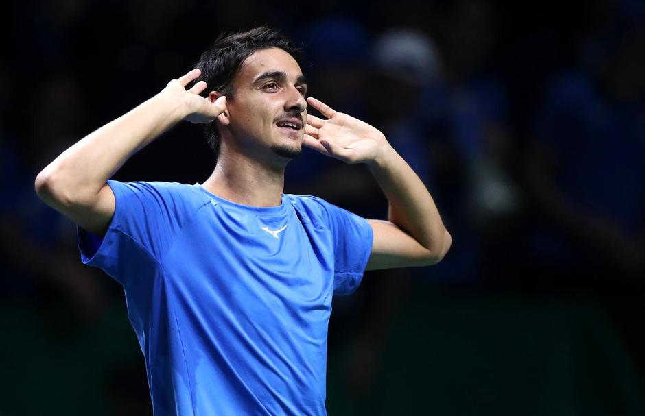 Malaga: Polufinale Davis Cupa, Lorenzo Sonego - Denis Shapovalov