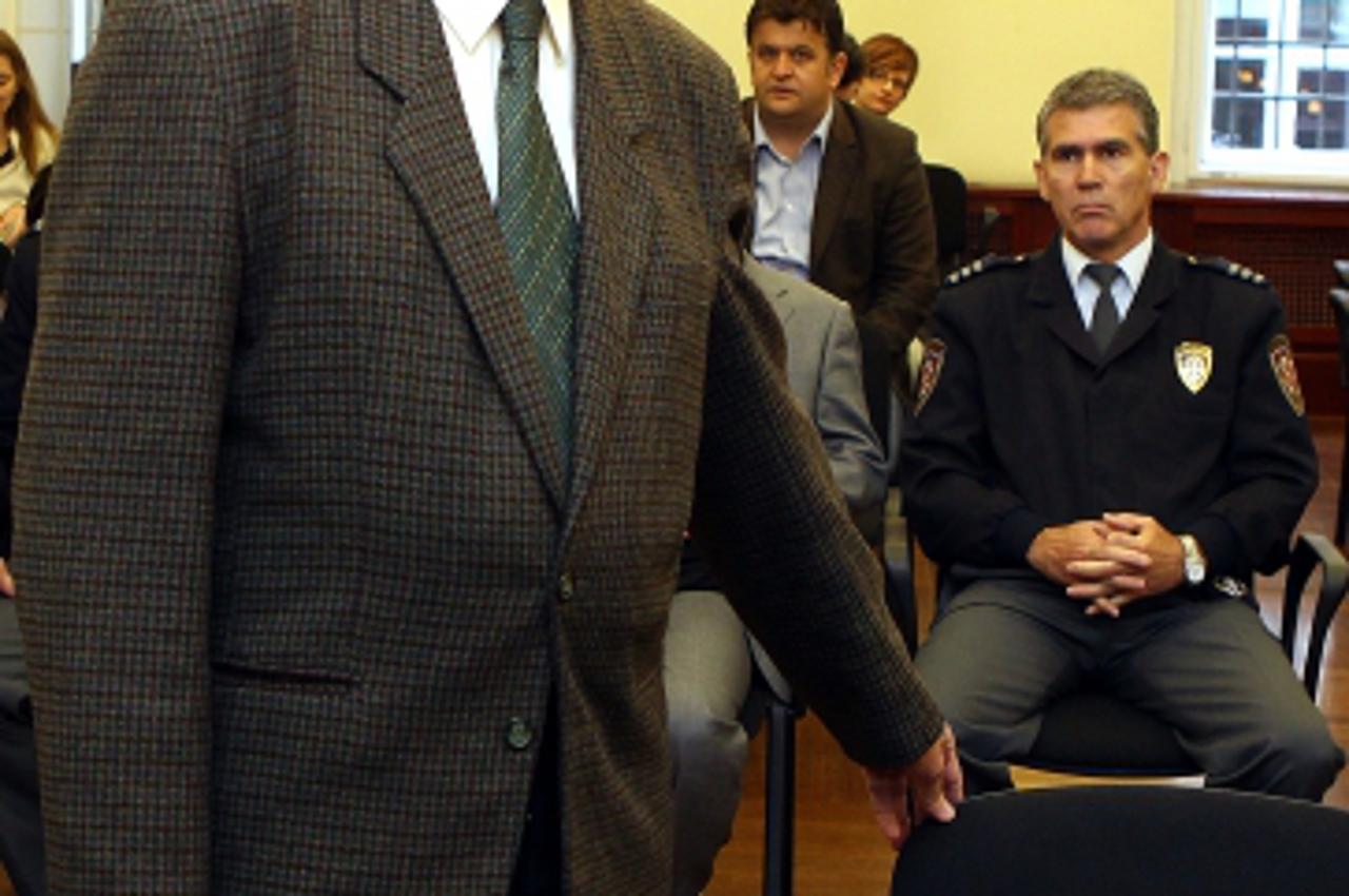 '12.04.2012., Zagreb - Na Trgovackom sudu nastavljeno je sudjenje Tomislavu Mercepu za ratne zlocine. Kao svjedok na saslusanje dosao je Josip Perkovic.  Photo: Goran Stanzl/PIXSELL'