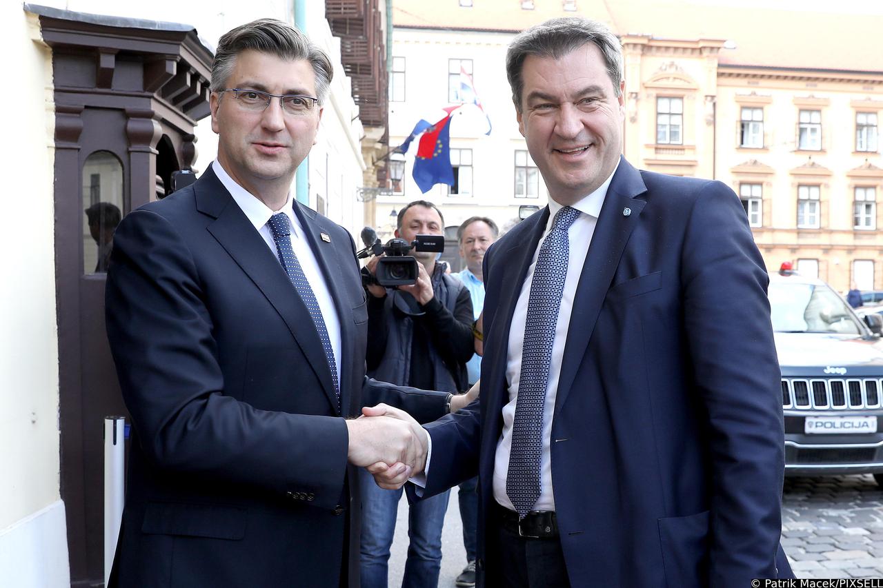 Zagreb: Andrej Plenković sastao se s Markusom Soederom