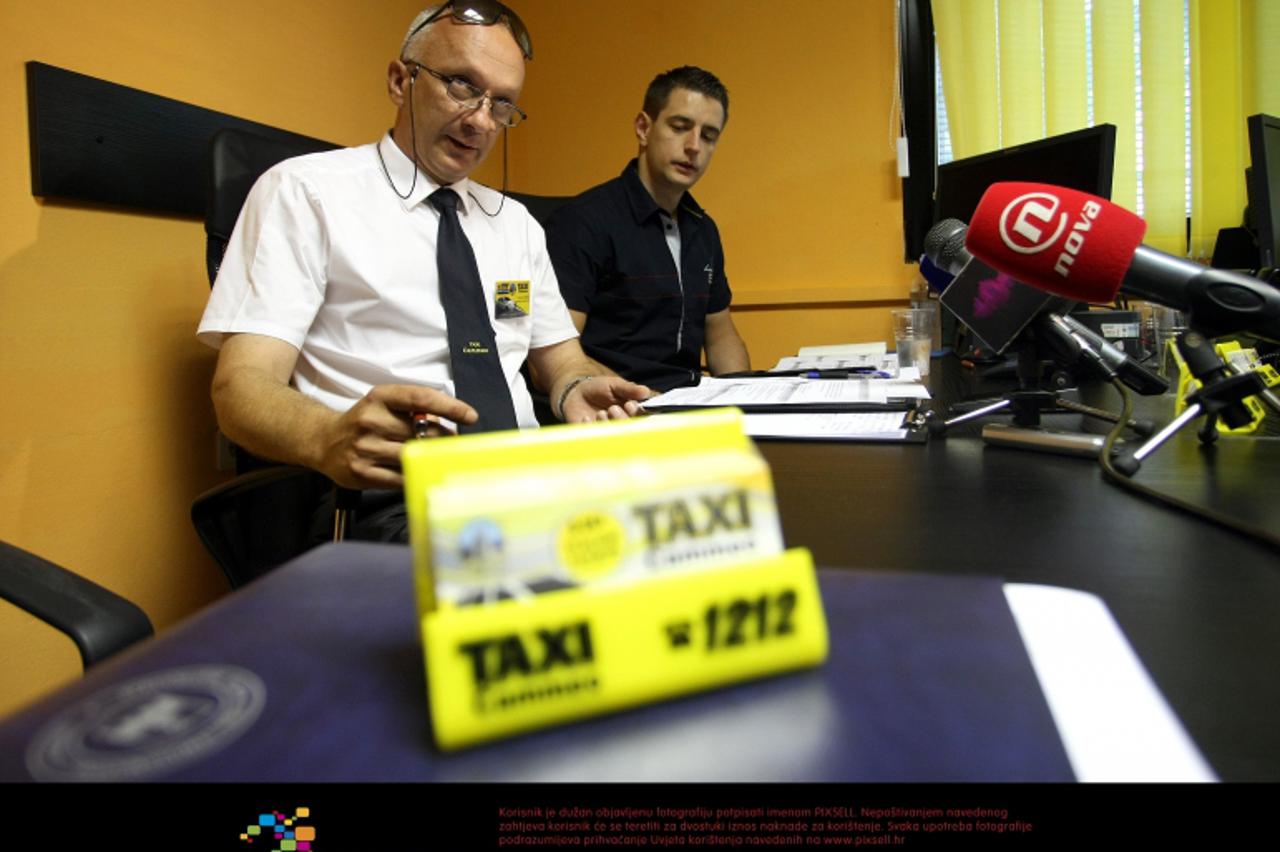 '11.07.2011. Zagreb, Hrvatska - Konferencija za novinare taxi sluzbe Cammeo. Drazen Medic tenicki direktor u Cammeu. Photo: Slavko Midzor/PIXSELL'