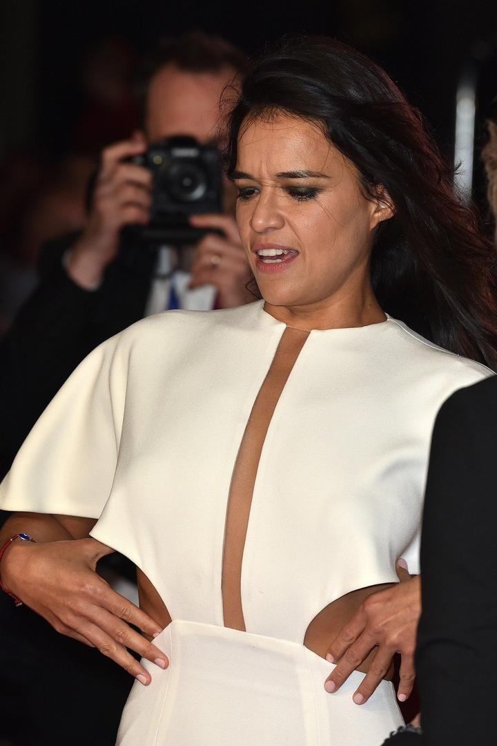 Glumica Michelle Rodriguez jučer je u sklopu London Film Festivala promovirala svoj novi film "Widows".