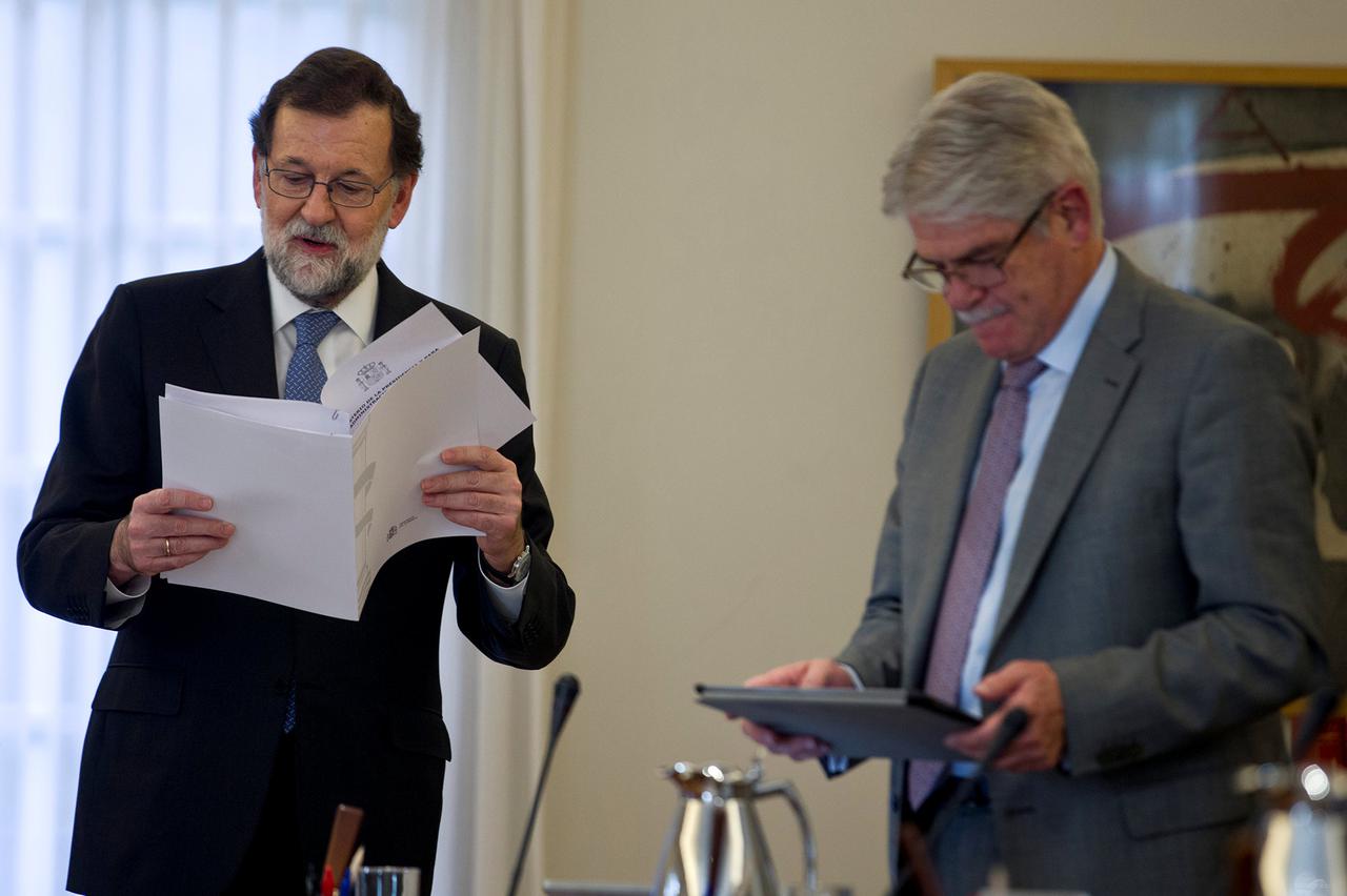 Mariano Rajoy i Alfonso Dastis