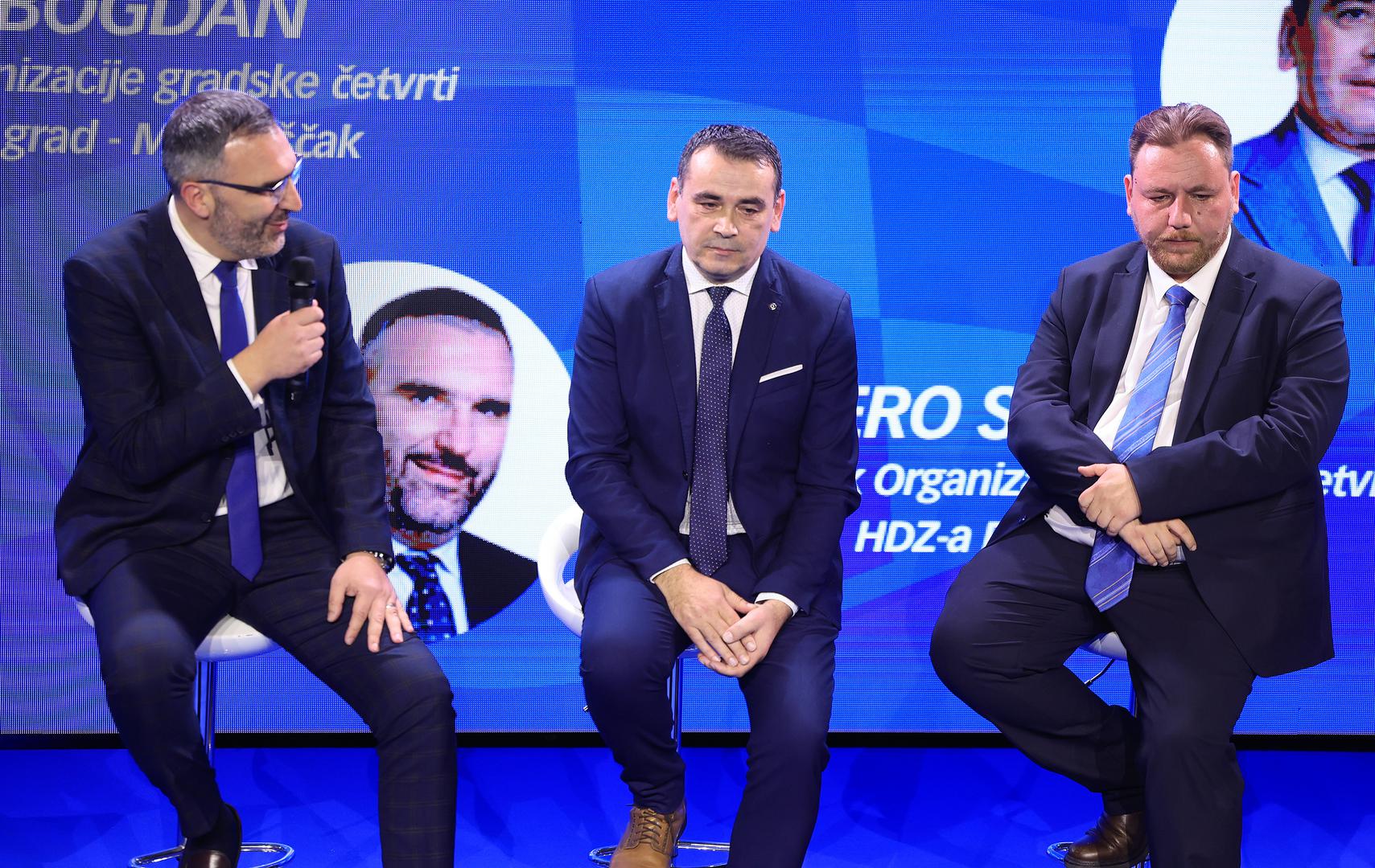 12.03.2024., Lauba, Zagreb - Ususret nadolazecim izborima za Hrvatski sabor, organizacije gradskih cetvrti HDZ-a Crnomerec, Donji Grad, Gornji Grad-Medvescak, Maksimir i Podsljeme svecanim skupom za Zagreb, obiljezili su 34. obljetnicu osnutka. Na skupu koji  je sudjelovao i predsjednik Vlade i HDZ-a Andrej Plenkovic. Photo: Marko Prpic/PIXSELL