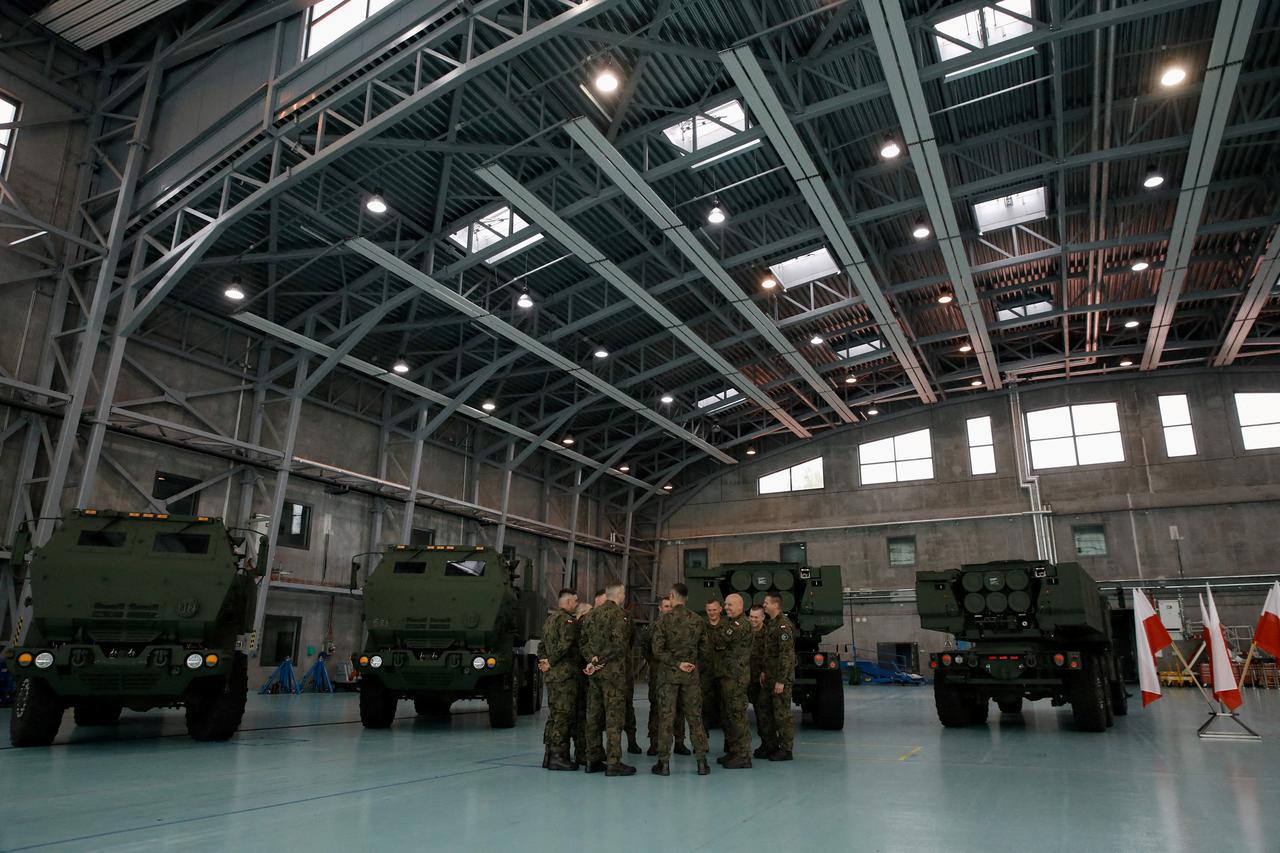 FILE PHOTO: Delivery of the first HIMARS (High Mobility Artillery Rocket System) to the Polish Army in Warsaw