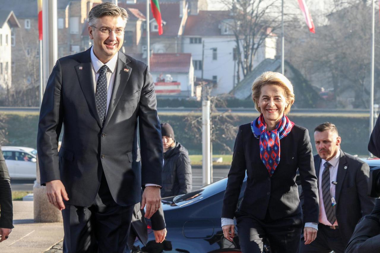 Ursula von der Leyen i Andrej Plenković