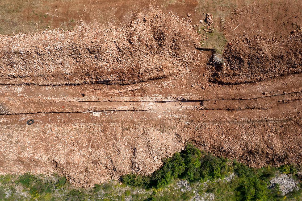Zadar: Na području Gaženice otkriven rimski akvadukt iz doba cara Trajana