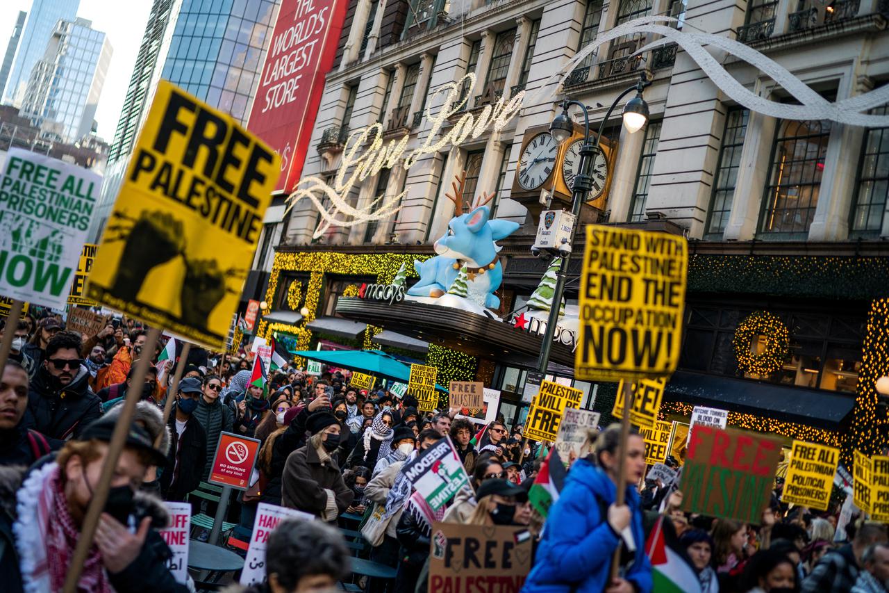 'Shut it Down for Palestine' protests take place across the United States