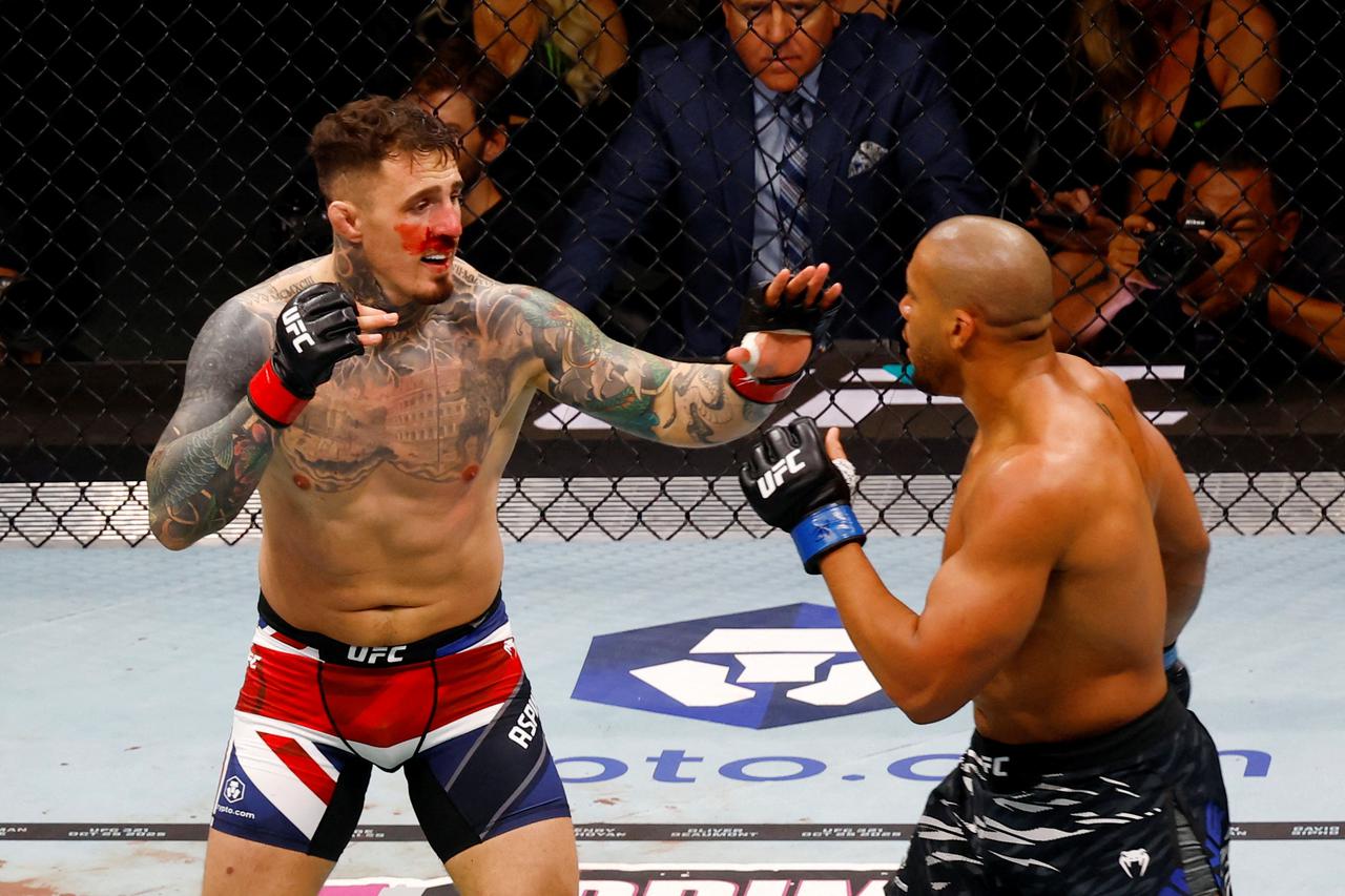 FILE PHOTO: UFC 321 - Tom Aspinall v Ciryl Gane