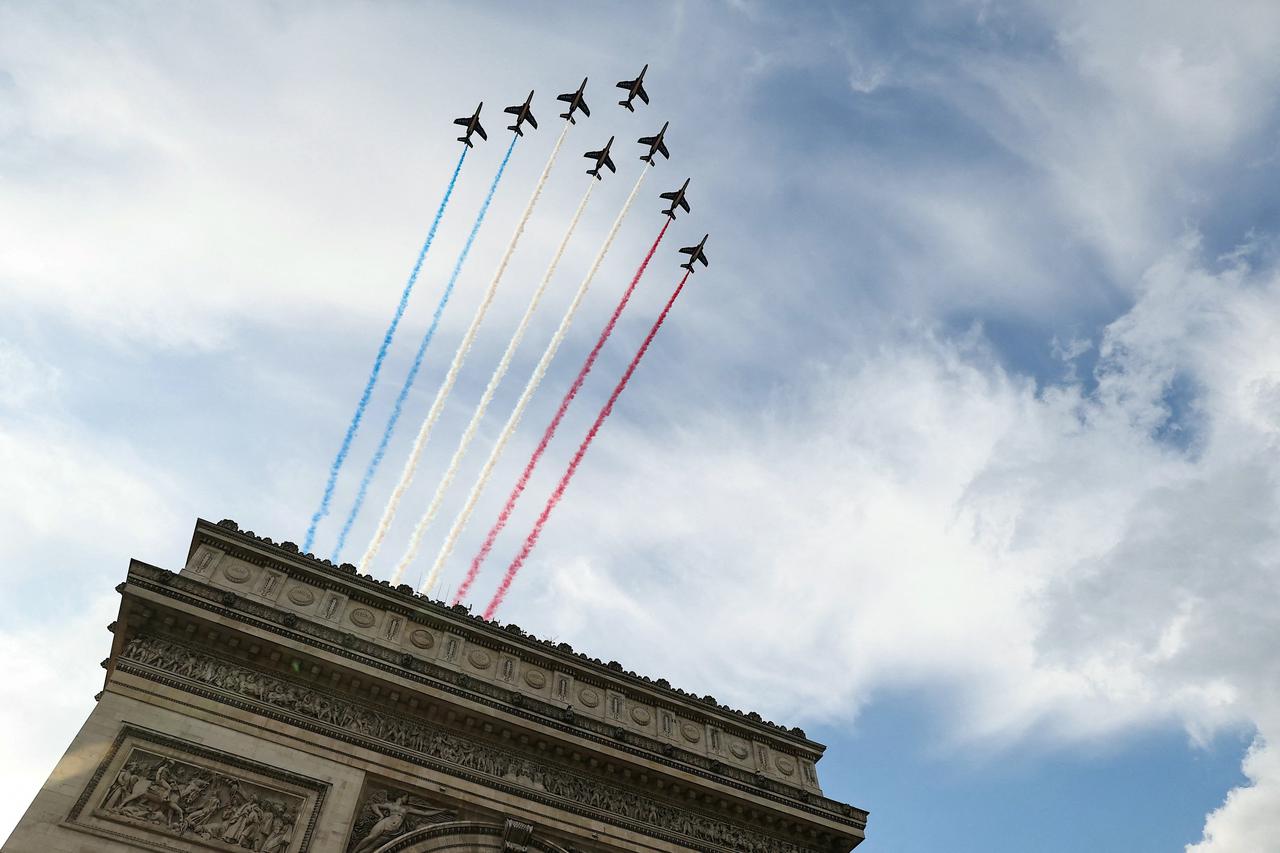 80th anniversary of the end of World War II in Europe, in Paris