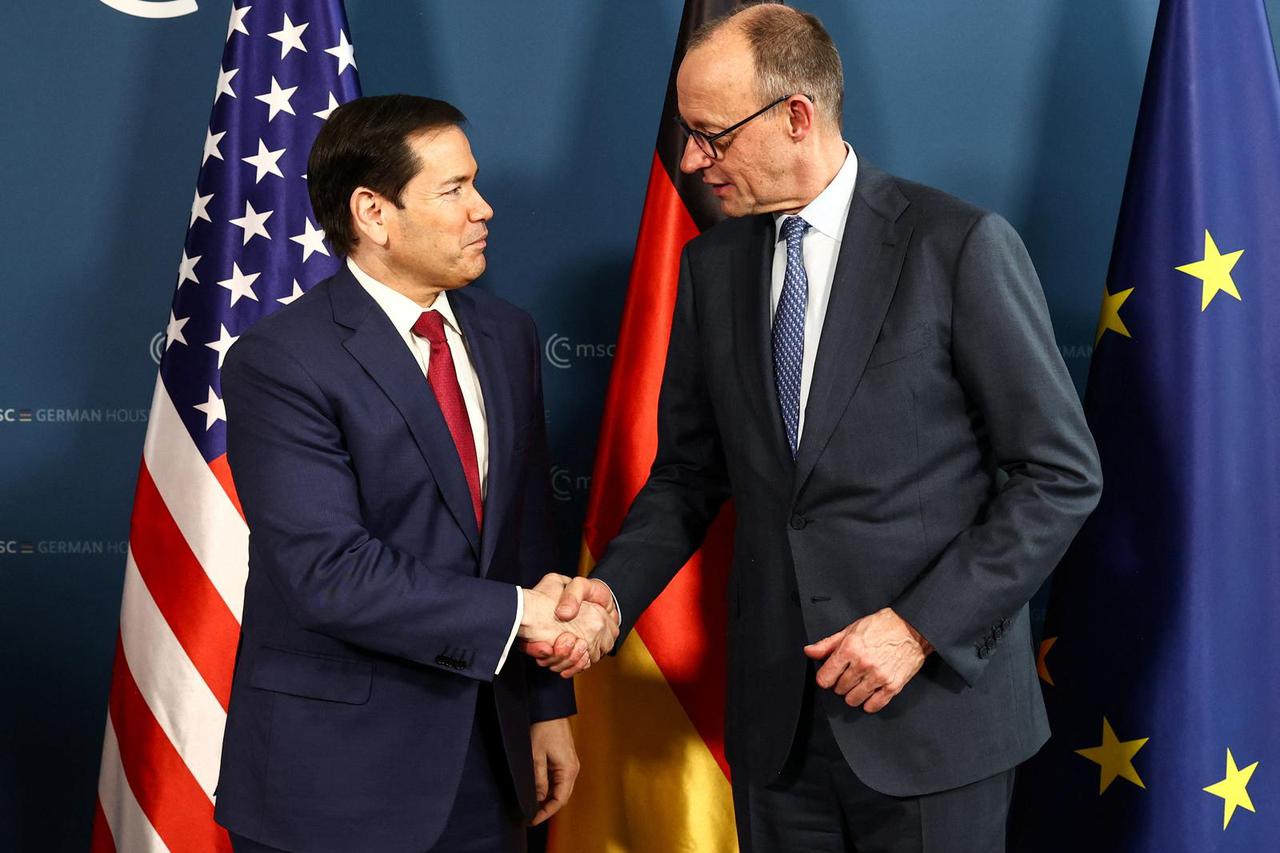 German Chancellor Merz meets U.S. Secretary of State Rubio during the Munich Security Conference (MSC) in Munich