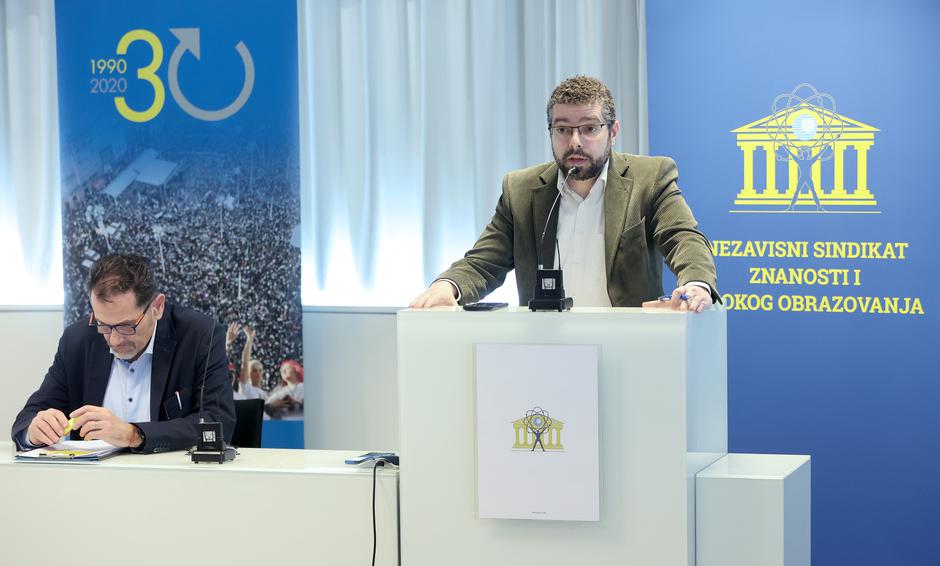 Zagreb: Konferencija za medije Nezavisnog sindikata znanosti i visokog obrazovanja