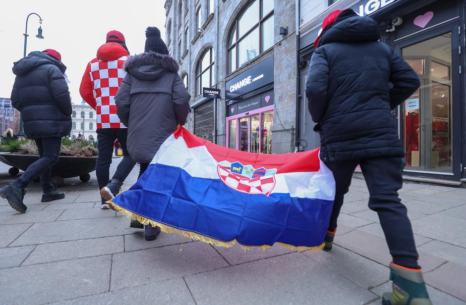 Oslo:  Navijači iz Velike Gorice prvi su započeli s navijanjem