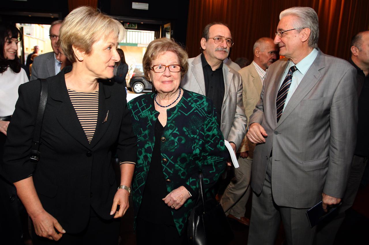 13.05.2013.,Zagreb - Histrionski dom, Svecana akademija u povodu 91. obljetnice rodjenja prvog hrvatskog predsjednika dr. Franje Tudjmana. Ankica Tudjman, Miroslav Tudjman