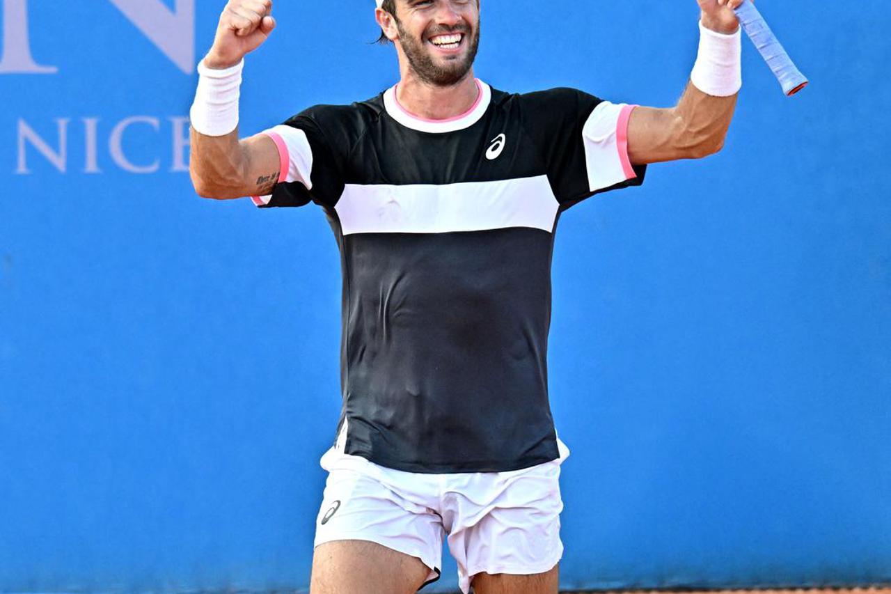 Finale de la Hopman Cup entre la Croatie et la Suisse à Nice