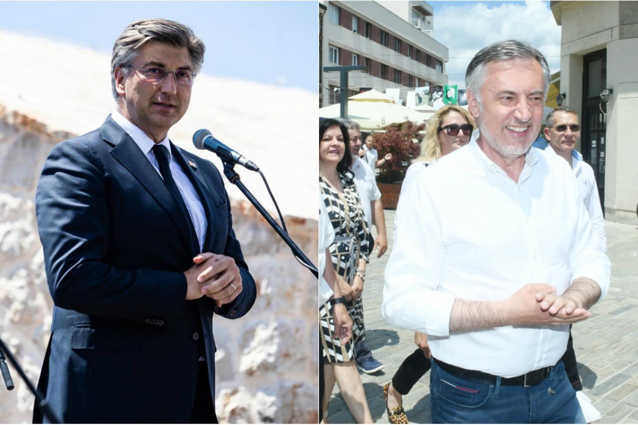 Miroslav Škoro i Andrej Plenković