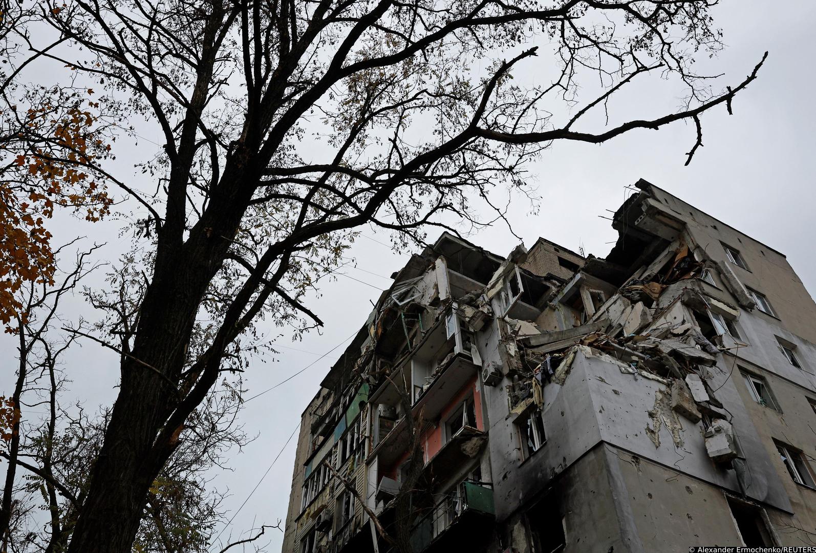 A view shows a building damaged in the course of Russia-Ukraine conflict in Mariupol, Russian-controlled Ukraine, November 9, 2022. REUTERS/Alexander Ermochenko Photo: Alexander Ermochenko/REUTERS