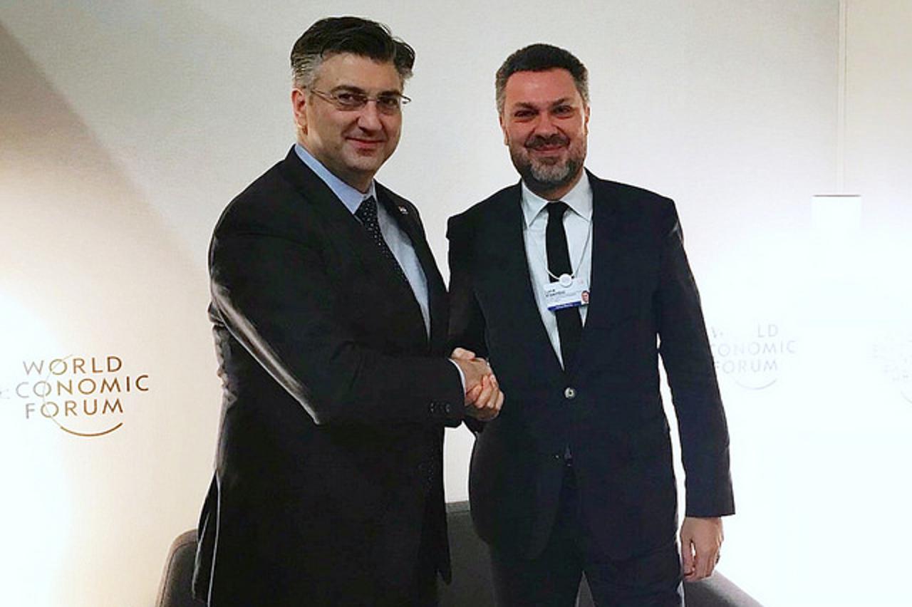 Premijer Andrej Plenković u Davosu
