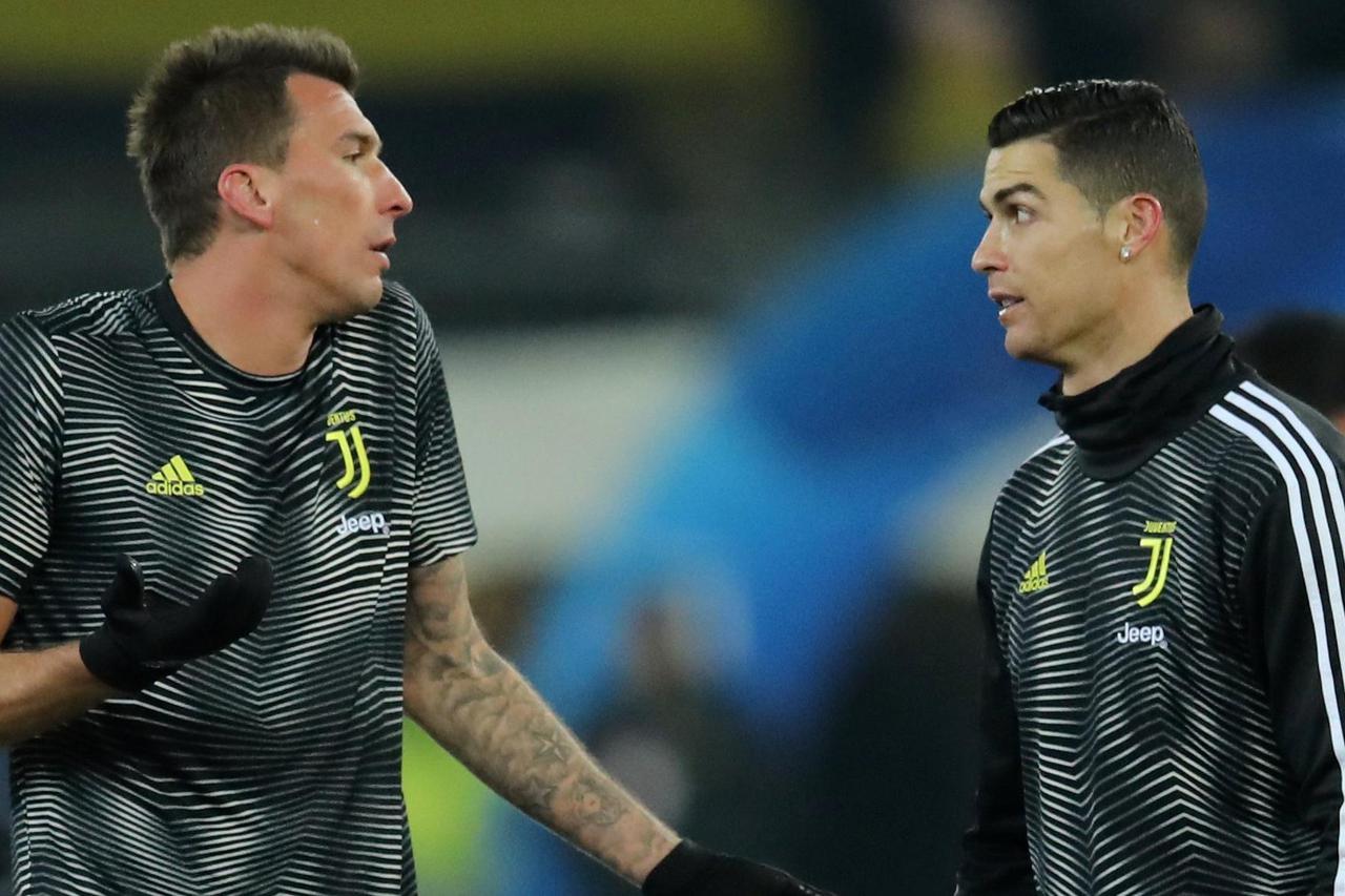 Mario Mandžukić i Cristiano Ronaldo