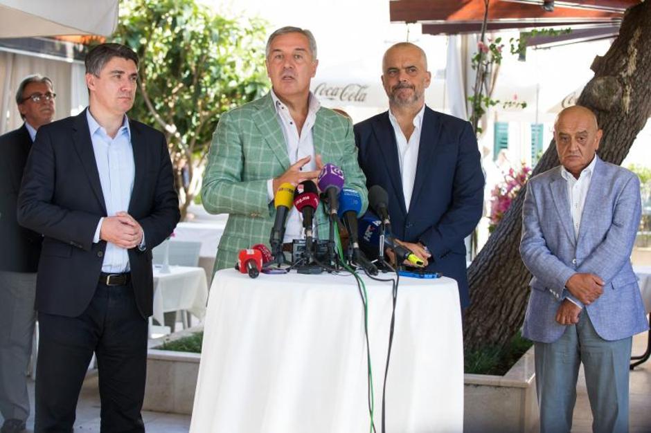 Zoran Milanović,Vjekoslav Bevanda, Milo Đukanović,Edi Rama