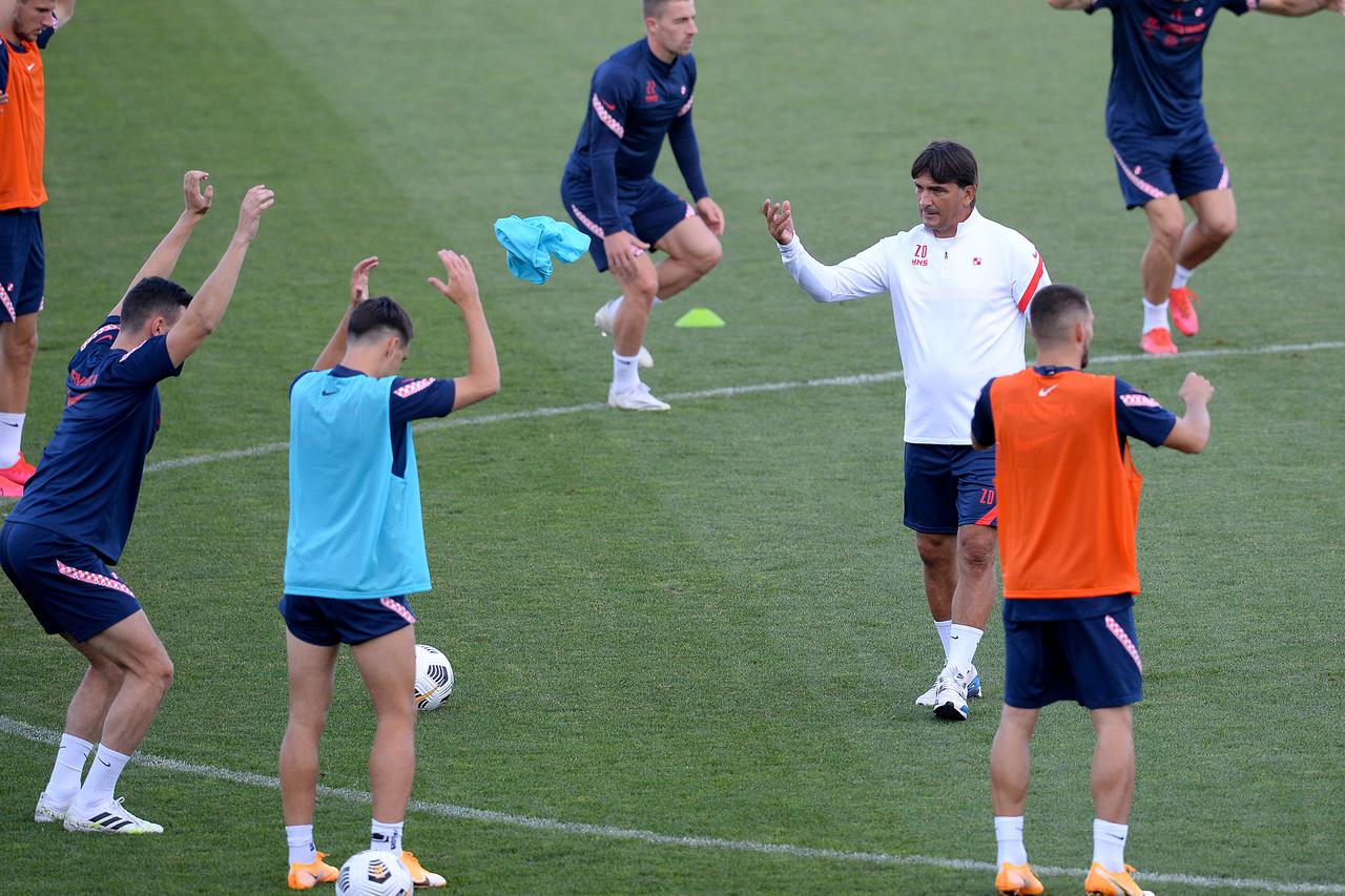 Zagreb: Hrvatski reprezentativci odradili trening prije utakmica u Ligi nacija