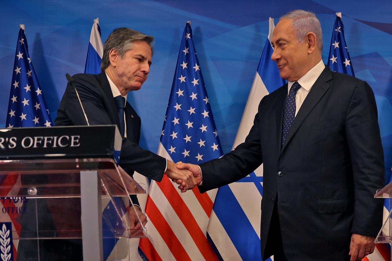 Israeli Prime Minister Netanyahu and U.S. Secretary of State Blinken hold a joint news conference in Jerusalem