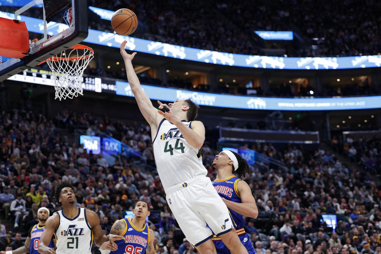 NBA: Golden State Warriors at Utah Jazz