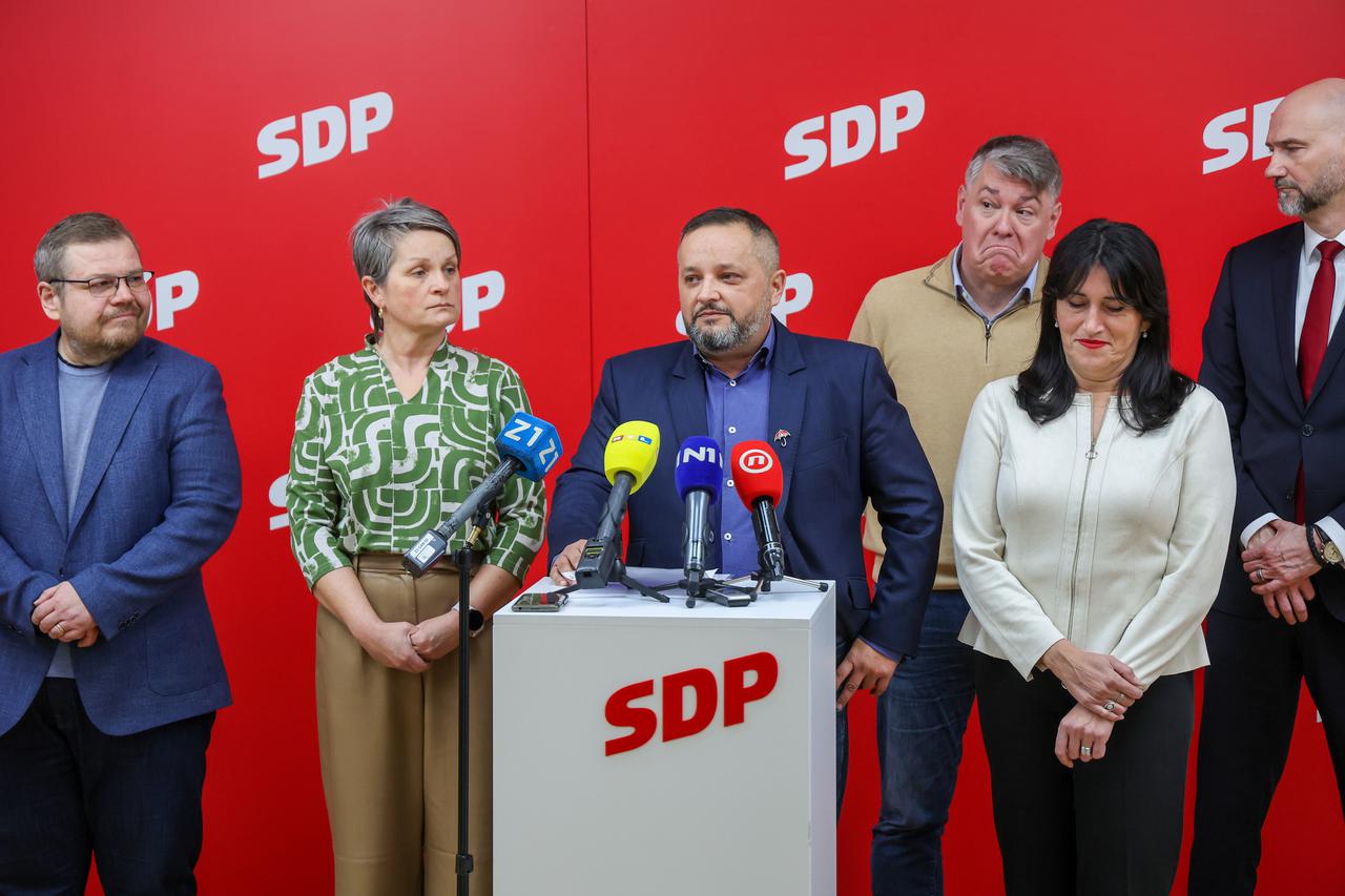 Zagreb: Konferencija za medije SDP-a