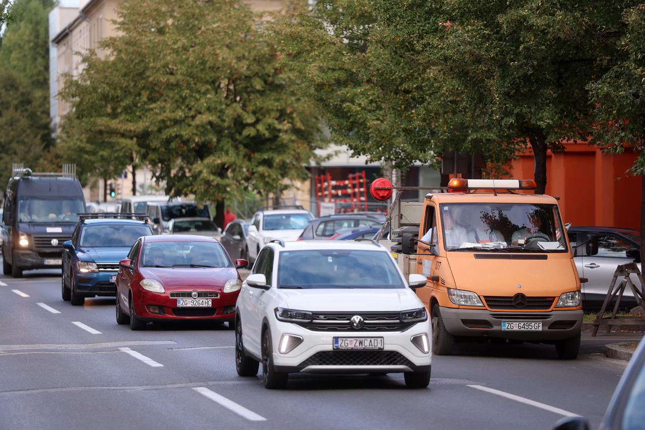 Zagreb: Gužve na prilazu baruna Filipovića
