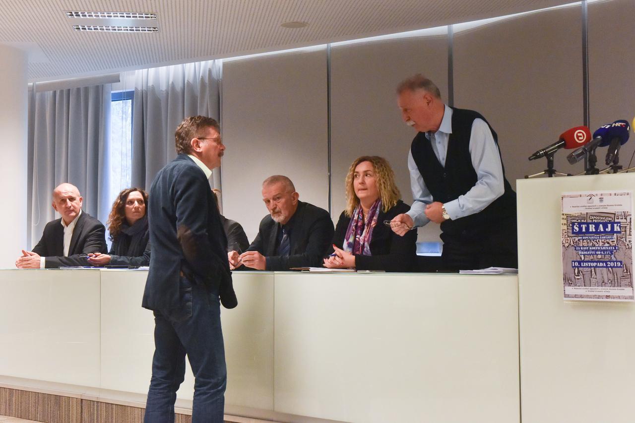 Zagreb: Sindikati najavili daljnji tijek štrajka u osnovnim i srednjim školama