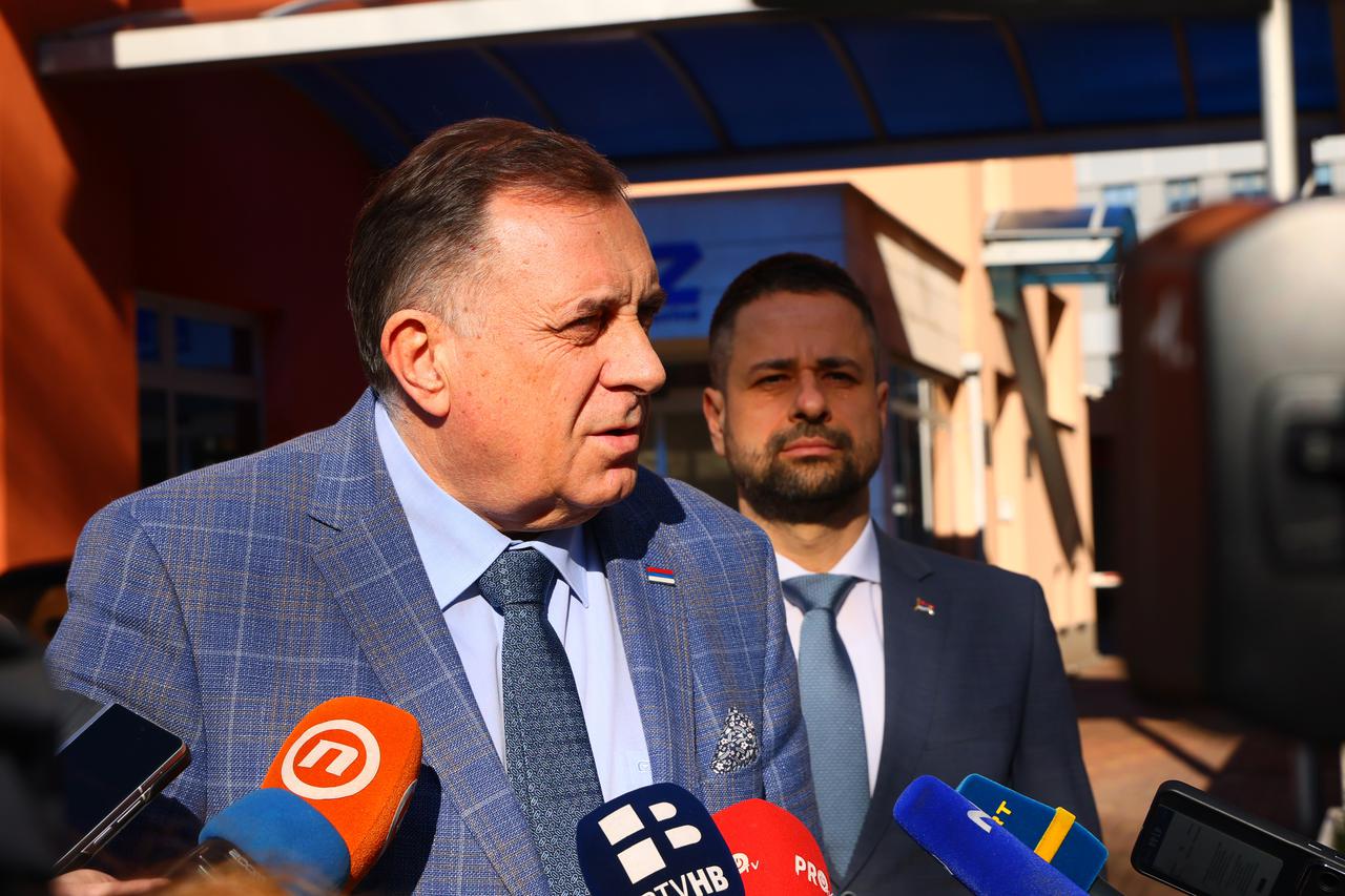 Mostar: Milorad Dodik dao je izjavu medijima nakon sastanka s Draganom Čovićem