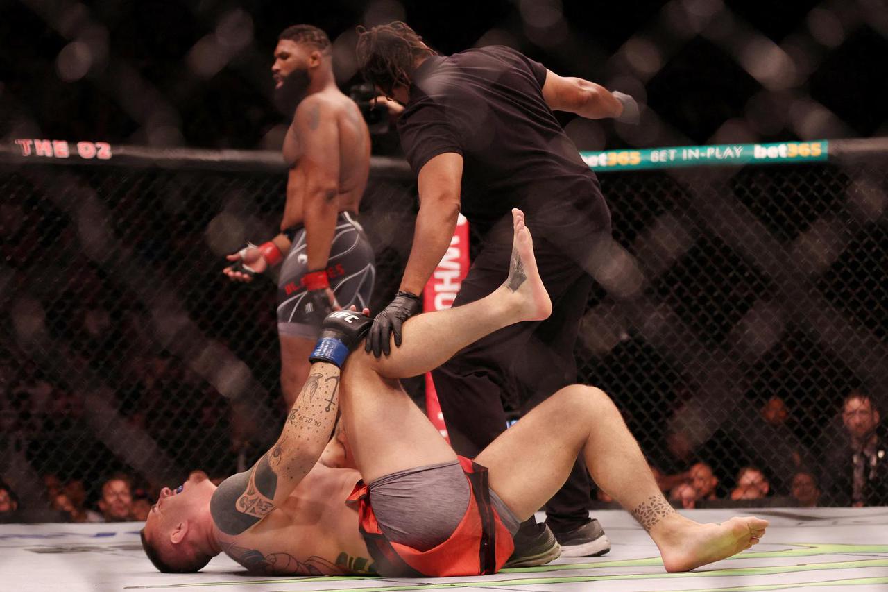 Mixed Martial Arts - UFC - Tom Aspinall v Curtis Blaydes