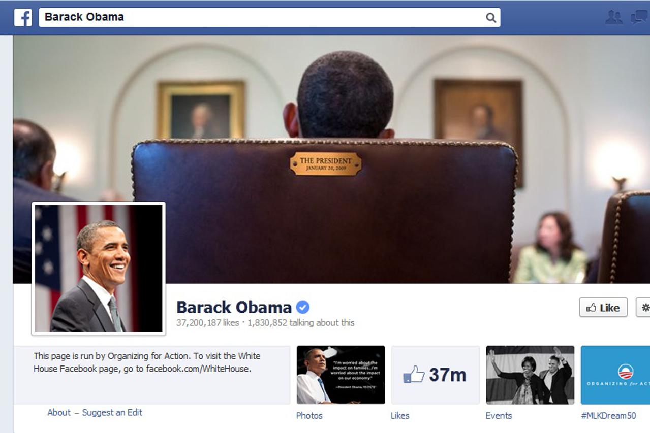 Facebook Baracka Obame