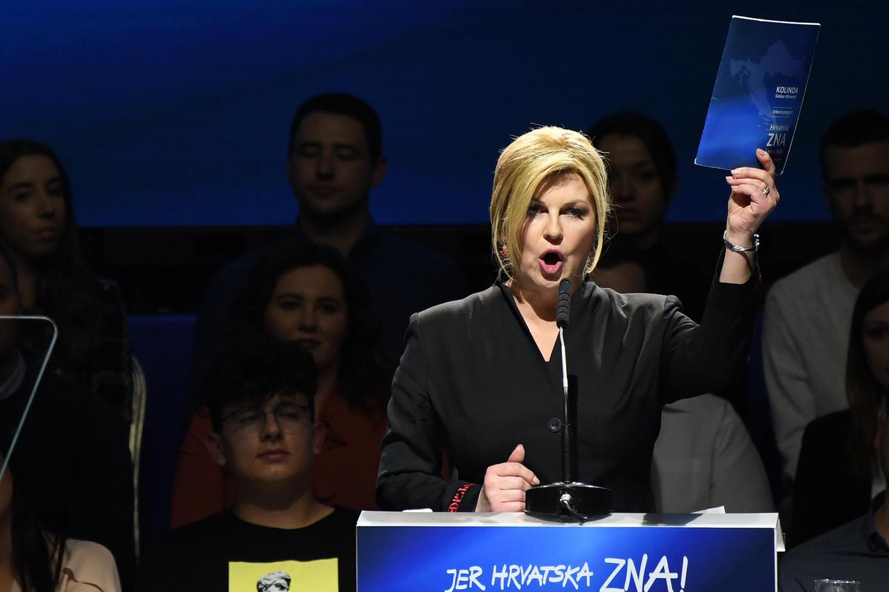Završni predizborni skup Grabar-Kitarović