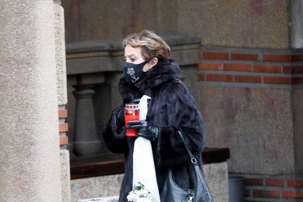 The funeral of Ivan Bekjarev in the Alley of the Merited at the New Cemetery.Sahrana Ivana Bekjareva u Aleji zasluznih na Novom groblju.