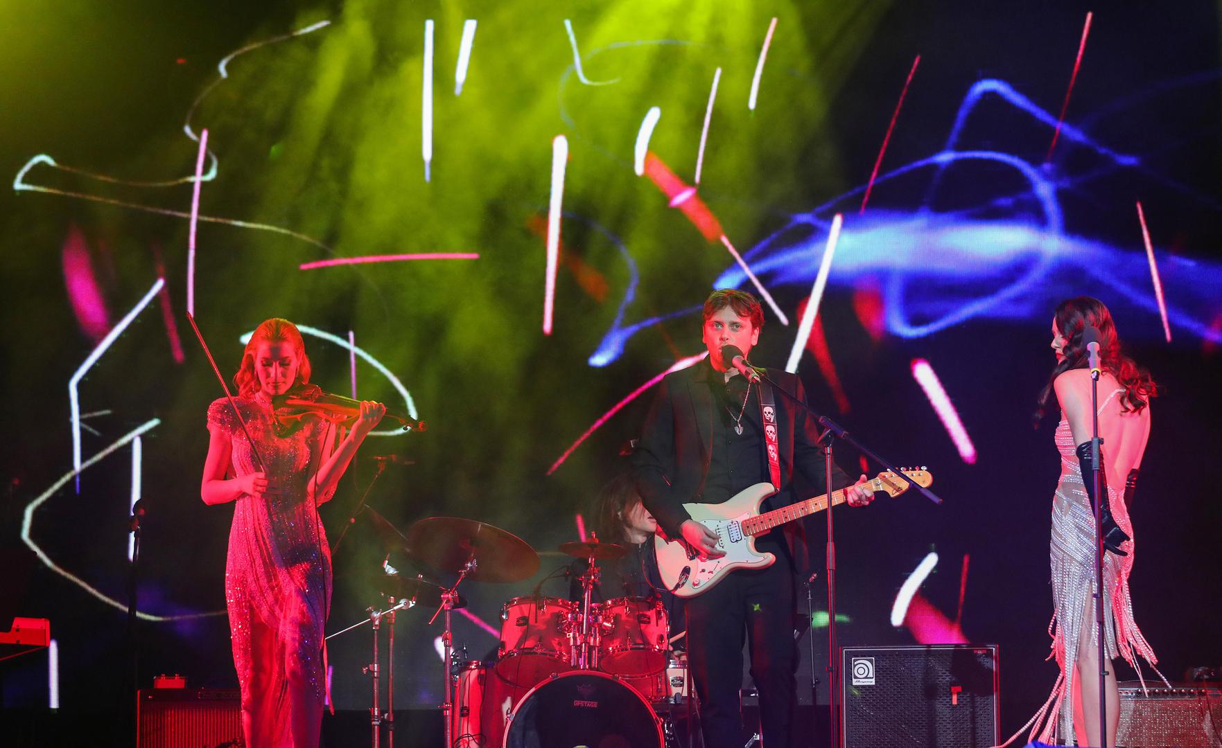 18.03.2022., Zagreb - U Hrvatskom narodnom kazalistu odrazana je dodjela Vecernjakove ruze, najvaznije i najstarije medijske nagrade, a uz vec poznate kategorije, ove godine dodijeljena je i osma, digitalna ruza. Silente.  Photo: Emica Elvedji/PIXSELL