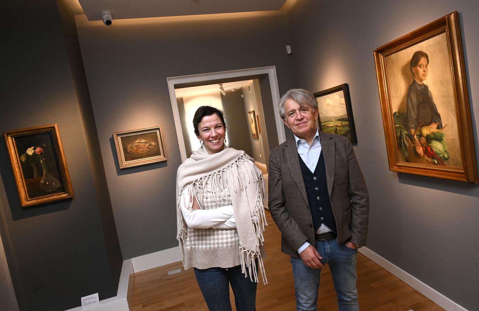 Petra Vugrinec i Antonio Picukarić, muzejska savjetnica i ravnatelj Klovićevih dvora