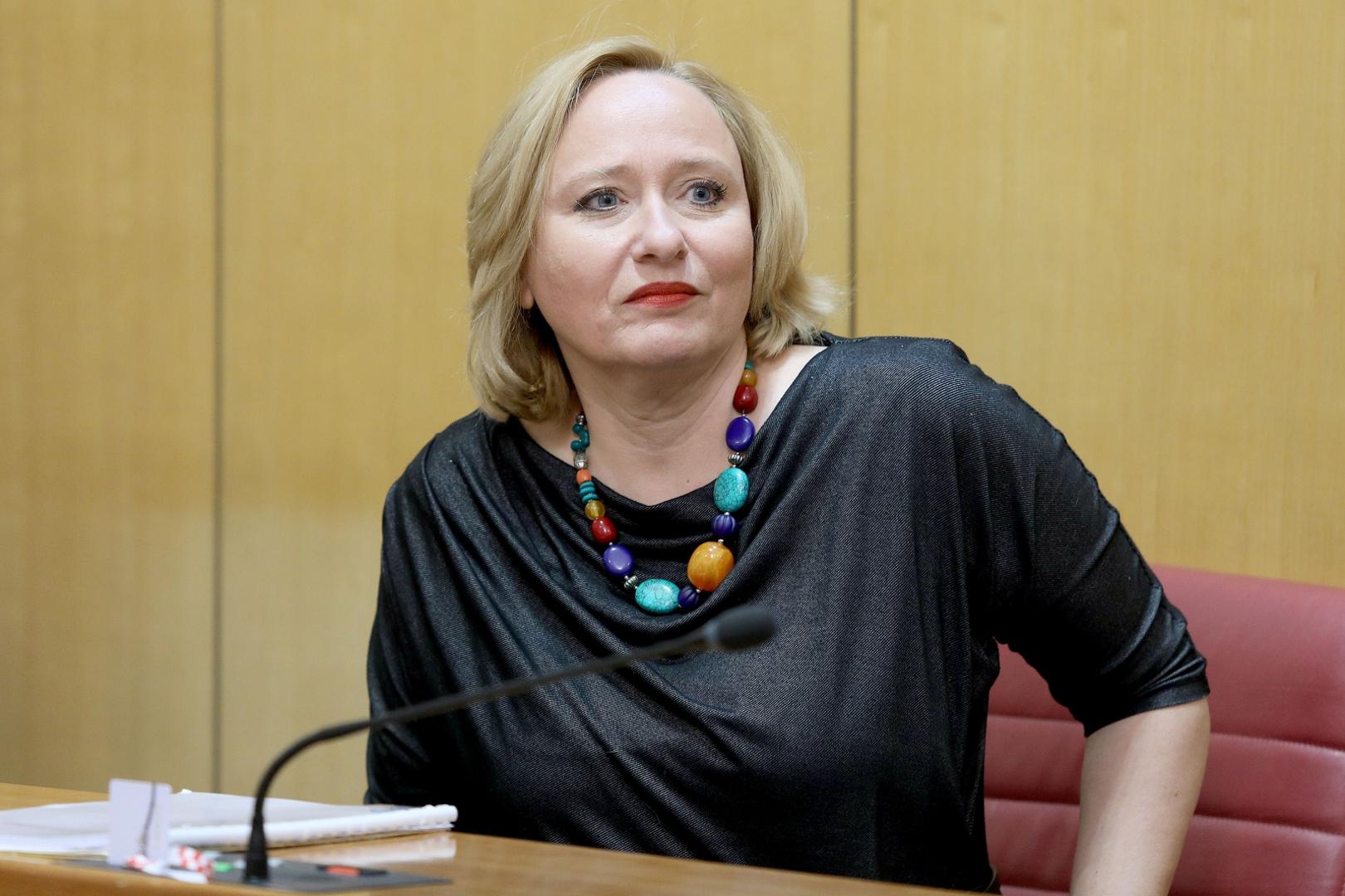08.05.2020., Zagreb - Sabor je 16. sjednicu nastavio raspravom o izvjescu o radu pucke pravobraniteljice. Lora VidovicPhoto: Patrik Macek/PIXSELL
