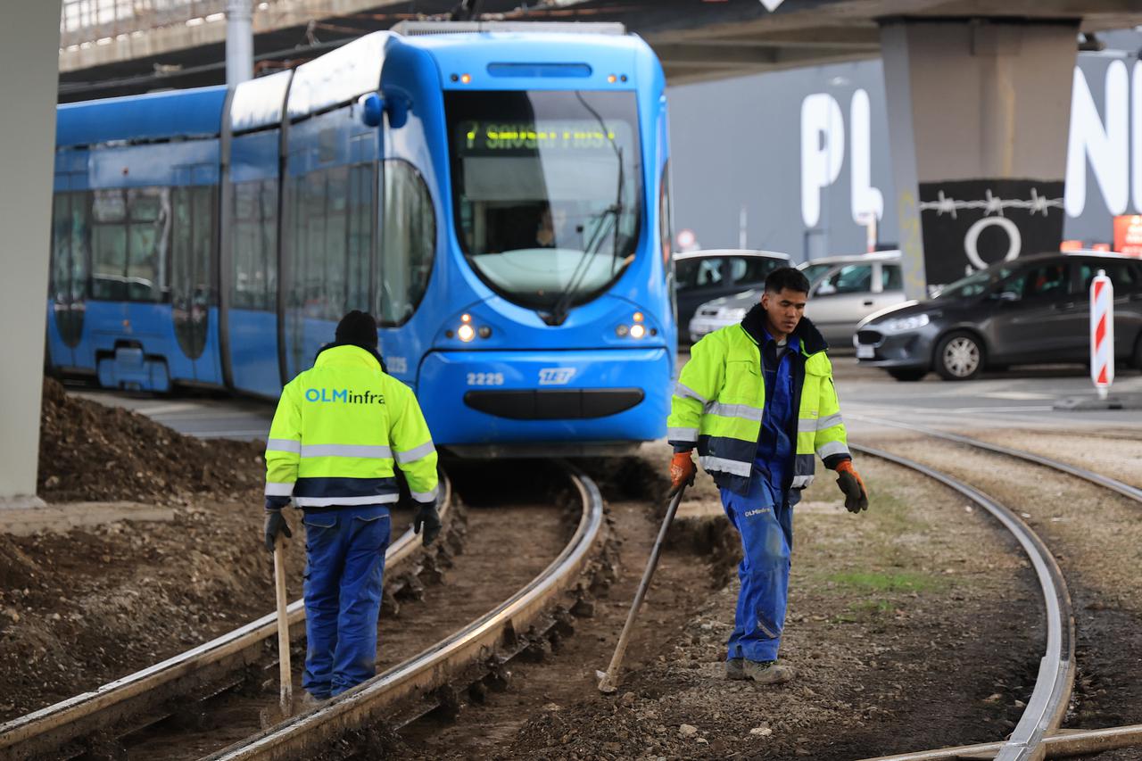 Zagreb: Počeli su  radovi na okretištu kod Zapruđa 