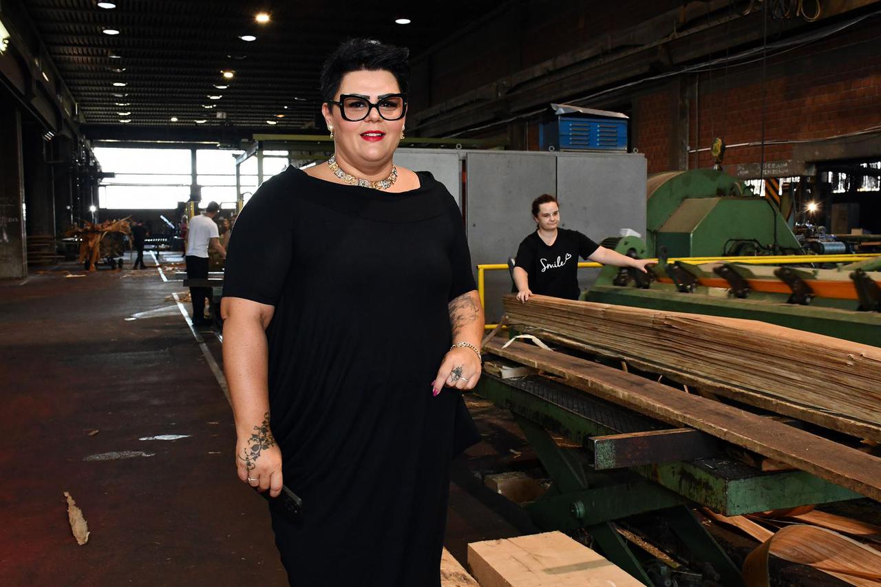 Slavonski Brod: Poduzetnica Martina Ravlić Marijanović, direktorica tvrtke Slavonija drvna industrija d.o.o.