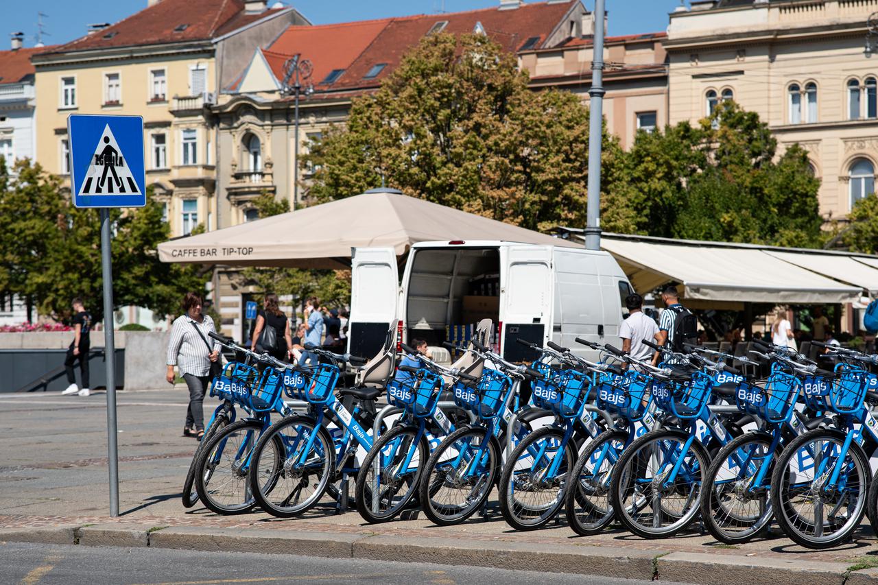 Zagreb: Bajs, sustav javnih bicikala