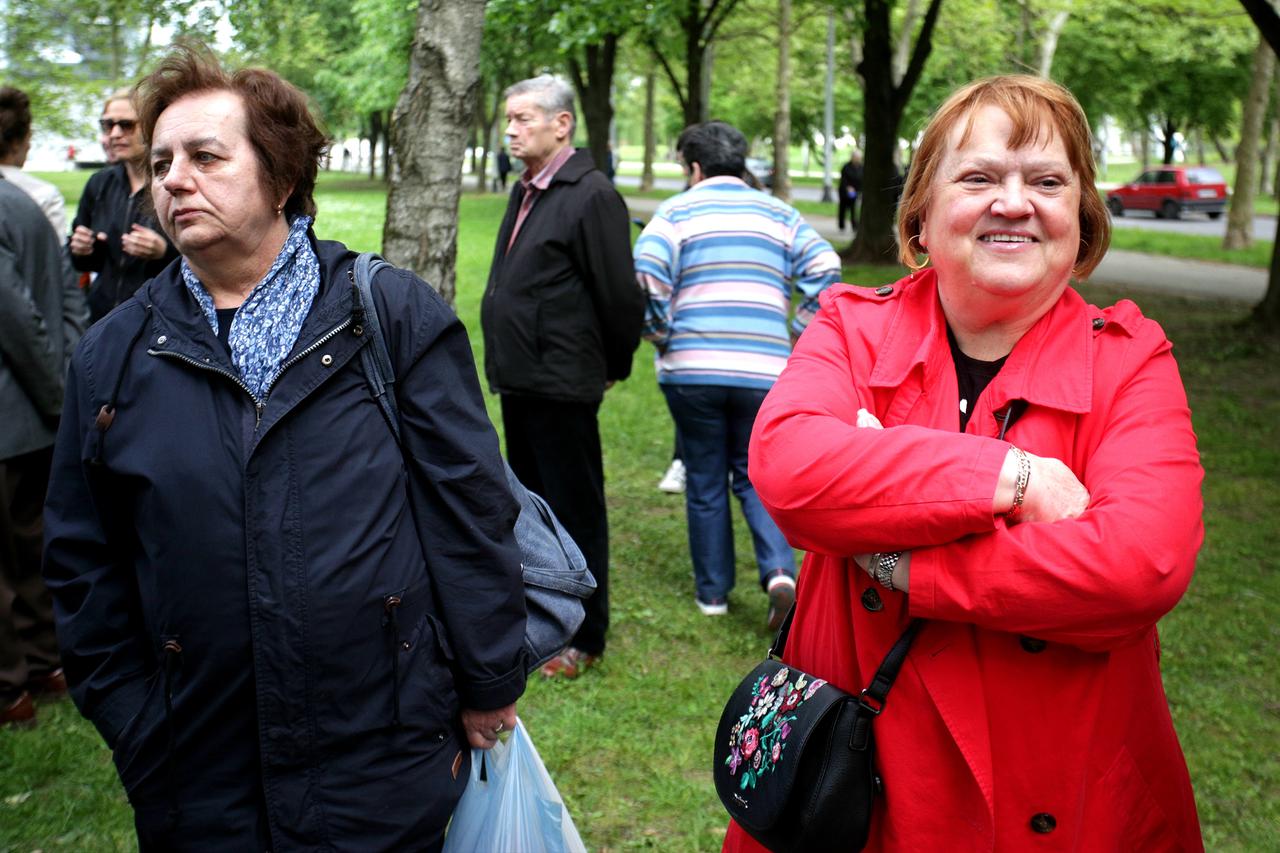 24.04.2017., Zagreb - Gradjani zaustavili gradnju parka na Savici.  Anka Mrak Taritas. Photo: Zarko Basic/PIXSELL