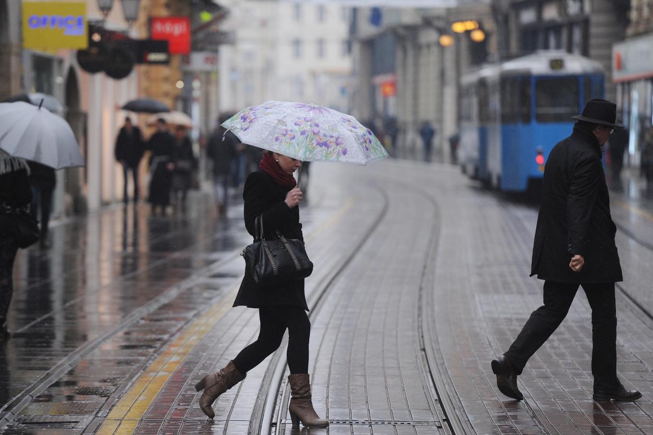 kiša u Zagrebu